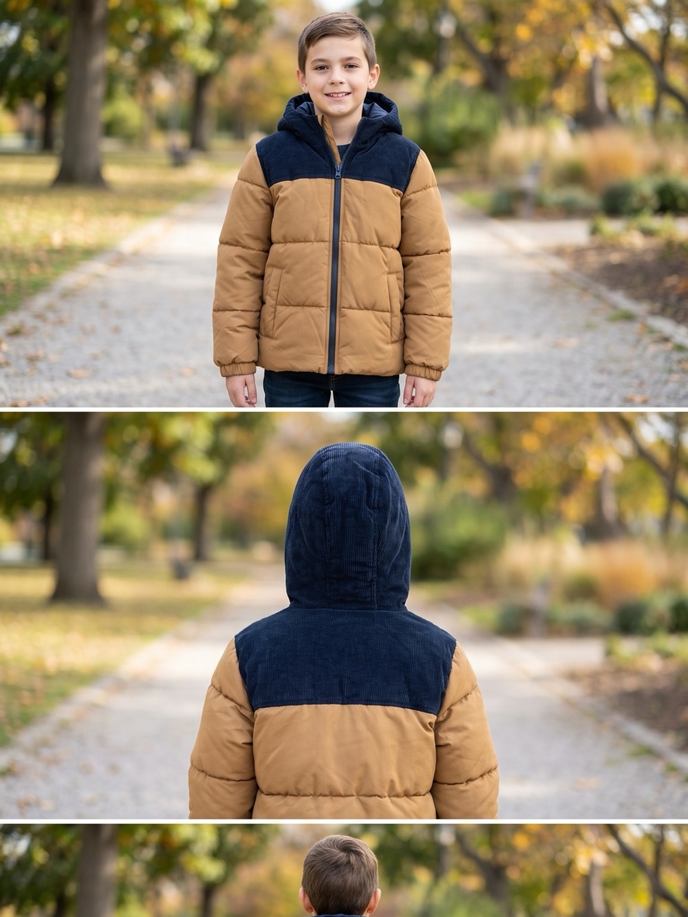 Old Navy Kids' Hooded Puffer Jacket – Size L (10-12) – Brand New, No Tag